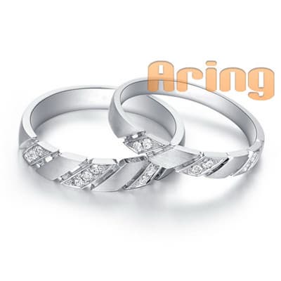 Diamond jewelry Wholesale solid 14k 18k gold wedding rings